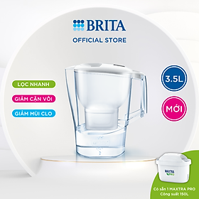 Mua Bình Lọc Nước BRITA Aluna XL White - 3.5L (Kèm Maxtra Pro)