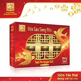 Nước Yến Nguyên Chất 15% Song Yến Lốc 6 Lọ x 70ml