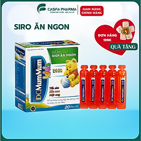 Siro ăn ngon IDC Mum Mum siro ăn ngon ngủ ngon tiêu hóa siro giúp bé ăn ngon nhập khẩu Mỹ hộp 20 ống