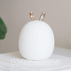 Mua Đèn ngủ cảm ứng hình tai hươu Silicon USB  Đèn ngủ để bàn hình thú Phát sáng 3 cấp độ Quà tặng đáng yêu