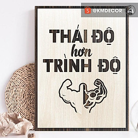 Tranh treo tường gỗ, tranh văn phòng