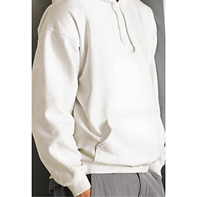 Áo Hoodie Nam Nữ| Nỉ Cotton Trắng Trơn Dáng Xuông | Đủ Size S M L XL Cao Cấp