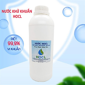 Nước HOCL khử trùng khử khuẩn chai 1 lít