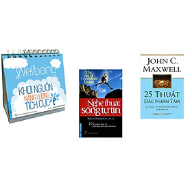 Combo 3 cuốn sách: Khơi Nguồn Năng Lượng Tích Cực + Nghệ Thuật Sống Tự Tin + 25 Thuật đắc nhân tâm