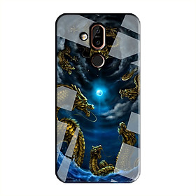 ỐP LƯNG IN PHỦ BÓNG DÀNH CHO NOKIA 8.1