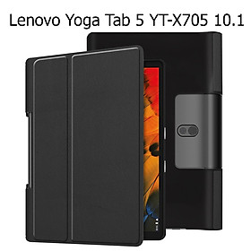 Bao Da Cover Dành Cho Máy Tính Bảng Lenovo Yoga Tab 5 YT-X705 10.1 Inch 2019 Hỗ Trợ Smart Cover