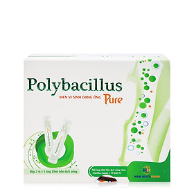 Thực phẩm bảo vệ sức khỏe Polybacillus Pure bổ sung men vi sinh, chống táo bón, hỗ trợ tiêu hóa