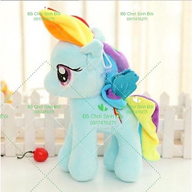 Thú bông pony 28cm - xanh dương