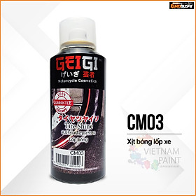 Mua Sơn xịt Samurai Kurobushi - XỊT BÓNG LỐP XE CM03 (150ml)