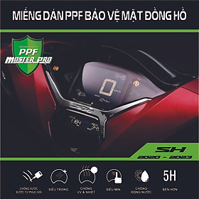 Miếng Dán PPF Bảo Vệ Mặt Đồng Hồ Xe SH 2020 - 2023 125 - 150 - 160i - 350i | Chất Liệu Film PPF