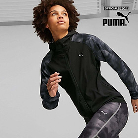 PUMA - Áo khoác thể thao nữ phối mũ Favourite Velocity Printed 524035-0