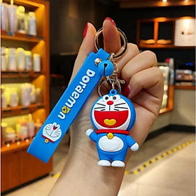 Móc Khóa chú Mèo Máy Kute Doraemon nhân vật hoạt hình thiếu nhi màu xanh