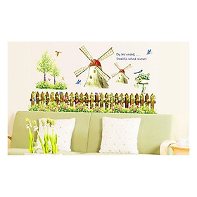 Decal Dán Tường Cối Xây Gió 2 PK363
