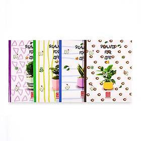 Vở 4 ly ngang 96 trang Class Plant for Life 0430 (10 quyển) - Giao màu ngẫu nhiên