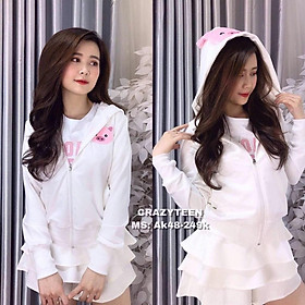 Áo khoác nữ Áo khoát nữ thun da cá chống nắng tản nhiệt Heo con đẹp cá tính-M181