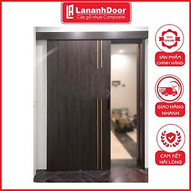 Mua Cửa Gỗ Nhựa Composite LA – L02/m2 – LananhDoor Shop