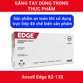 Mua Găng tay thực phẩm cao cấp Ansell 82-135  găng tay dùng để chế biến đồ ăn  thủy sản  số lượng 1 hộp