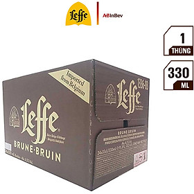 Thùng 24 Chai Bia Leffe Brune (330ml / Chai)