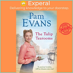 Sách - The Tulip Tearooms - A compelling saga of heartache and happiness in post by Pamela Evans (UK edition, paperback)