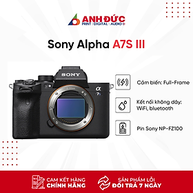 Mua Máy Ảnh Sony Alpha A7S III Body (ILCE-7SM3)  - Hàng Chính Hãng