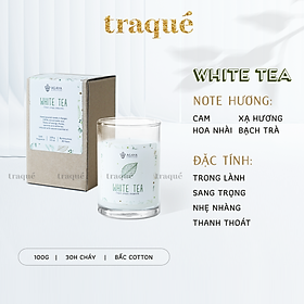 Nến thơm Candle Cup/Agaya - Hương Hoa WHITE TEA