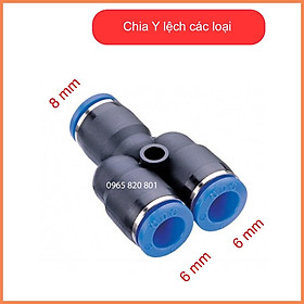 Cút chữ Y - lệch nối giảm ống 6,8,10,12MM