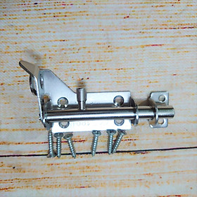 Mua Chốt ngang dùng khóa cửa  chốt inox 201  nhỏ gọn dễ lắp đặt là an toàn