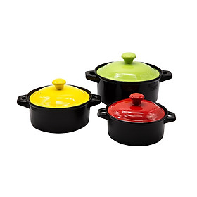 Bộ 3 Nồi Sứ Royalcooks Molise 2L 3L 4L