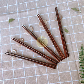 Mua Đũa gỗ Trắc 23cm vuông tròn ( 5 đôi /Túi) - (D4)