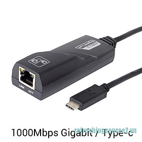 Đầu Chuyển Đổi Cx 1000mbps Type-C Usb-C Sang Rj45 Gigabit Ethernet Lan Chất Lượng Cao