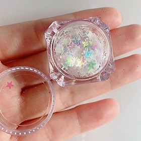 Hủ phụ kiện ngôi sao trang trí móng siêu xinh dành cho Nail