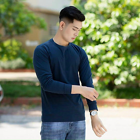 Áo thun nam tay dài mặc thu đông giữ nhiệt chất cotton, áo giữ nhiệt nam co giãn, 5 màu lựa chọn, size áo từ 40-80kg, không bị bai xù khi giặt máy