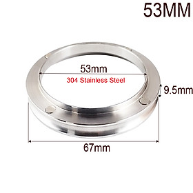 Mua Tặng Kèm Túi Vải - Vòng Đong Mở Rộng Bằng Nhôm Không Gỉ Có Nam Châm Cho Tay Cầm Espresso 51/53/58mm – Dosing Ring