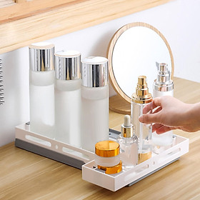 Slide Salt Bottle Box Holder Storage Holder Tray Pull Out Spice Rack for Soaps Jars