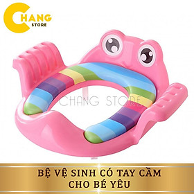 Mua Bệ Vệ Sinh Có Tay Cầm Hình Thú Dễ Thương Chất Liệu Cao Cấp Cho Bé Yêu