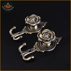 Mua Núm vén hoa hồng  núm vén rèm siêu đẹp