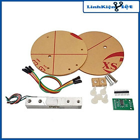 Mua Bộ cảm biến cân nặng loadcell + khung bàn cân mica 1kg/5kg/10kg/20kg