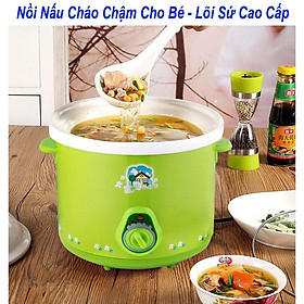 Mua Nồi nấu chậm đa năng - Nồi tiềm - Nồi nấu thức ăn chậm  nấu cháo ăn dặm cho bé 1.5L - Nồi nấu cháo  kho cá  hầm xương