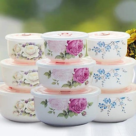 Mua Bộ 3 bát lạnh sứ cao cấp để lò vi sóng đựng thức siêu kín GDTH