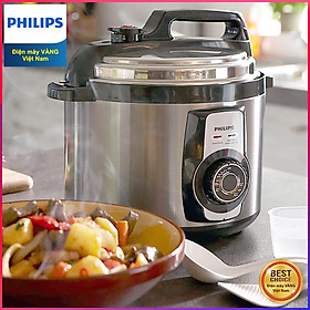 Nồi Áp Suất Điện Philips HD2103 (5 Lít) - Hàng Chính Hãng