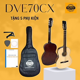 Mua Đàn guitar classic model DVE70CX có EQ 7545R cho ra âm thanh tốt dành cho bạn mới tập