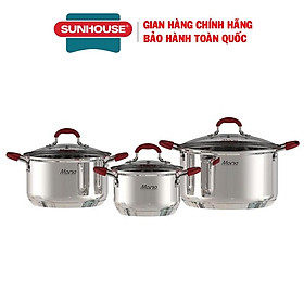 Mua Bộ nồi inox 5 đáy Sunhouse Mama SHG2503MSD
