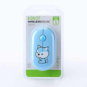 Mua Chuột Tĩnh Âm Không Dây ROBOT M230 - Họa Tiết Hoạt Hình Trẻ Trung - Độ Phân Giải 1600 DPi - HÀNG CHÍNH HÃNG- FOX