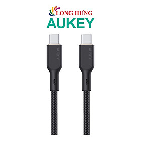 Cáp USB Type-C to Type-C Aukey Circlet Blink 100W 1m CB-KCC101/1.8m CB-KCC102 - Hàng chính hãng