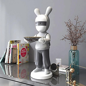 Mua Tượng Cậu Bé Thỏ  tượng trang trí  quà tặng decor