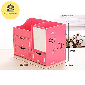 Mua Kệ đựng mỹ phẩm 3 ngăn có gương