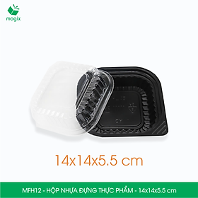 Mua MFH12 - 50 Hộp nhựa đế đen nắp trong HT12