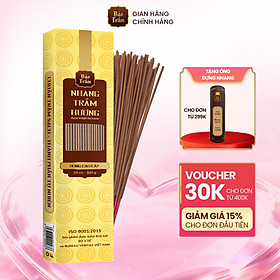 Nhang Trầm Cao Cấp – Hộp Vàng | Bảo Trầm – Nhang Thơm Thanh Tịnh – Sạch – Tự Nhiên