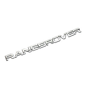 Decal tem chữ inox Ranger Rover dán đầu hoặc đuôi xe ô tô Kích thước 52 × 3 cm