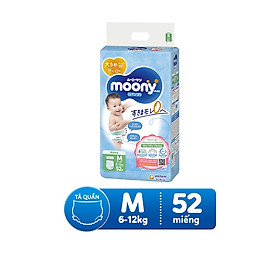 Tã Quần Cao Cấp Moony Nhật Bản M52 52 Miếng